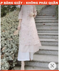 Alternative view of Rập giấy A0 may bộ áo dài mã AD13