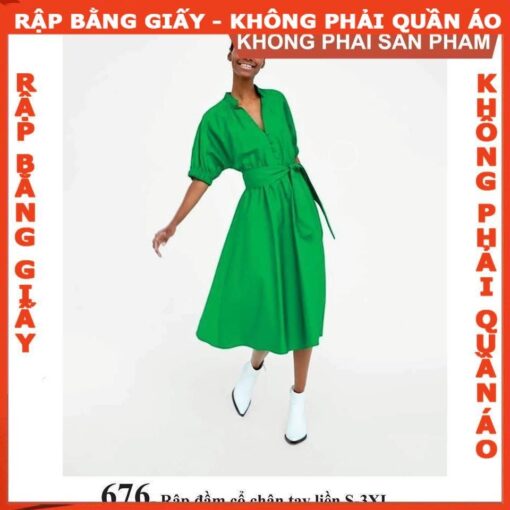 Rập mã 676 rập đầm tay phồng cổ chân