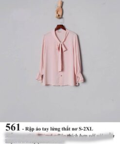 Alternative view of Rập giấy A0 mã 561 - áo thắt nơ