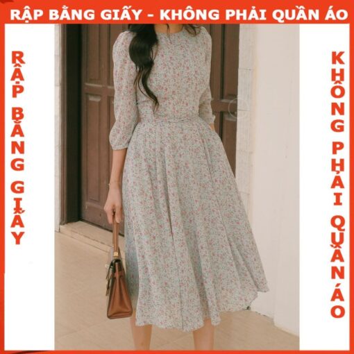 Rập giấy A0 mã 311 - đầm tay dài nữ
