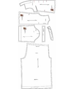 Alternative view of Rập giấy A0 bộ đi chùa mã 1668 - quần lưng thun không túi