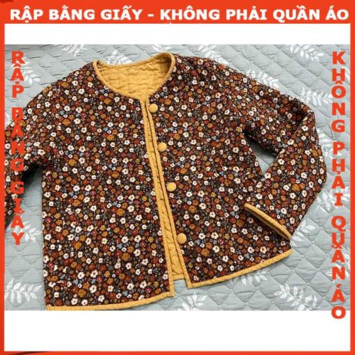 Rập giấy A0 may áo chần bông mã 29 - Hình ảnh 2