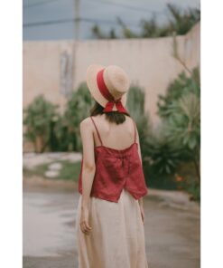 Alternative view of Rập  giấy A0 mã 1387 - áo 2 dây  cách điệu