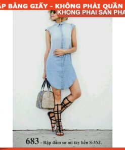 Rập giấy A0 mã 683 rập đầm sơ mi