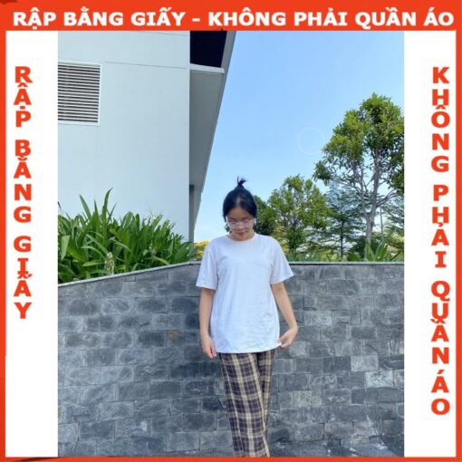 Rập giấy A0 bộ quần suông áo thun mã 1655 - Hình ảnh 4