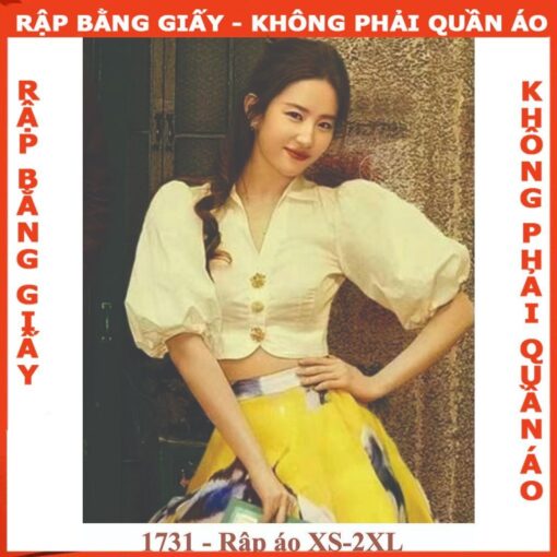 Rập giấy A0 mã 1731 - Set váy áo nữ