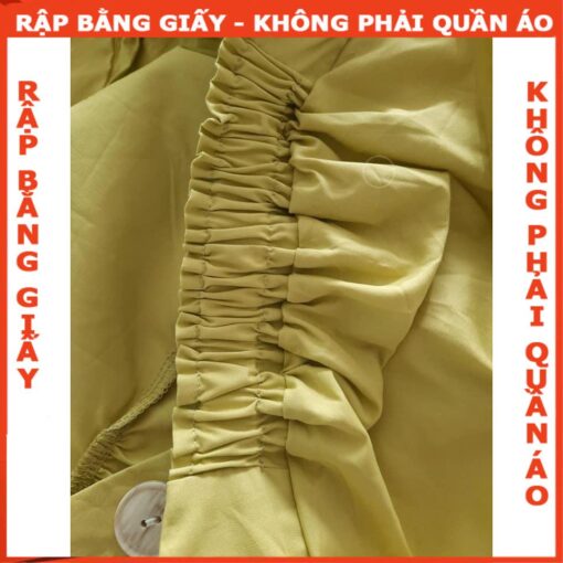 Rập giấy mã 1044- áo tay phồng cổ U - Hình ảnh 7