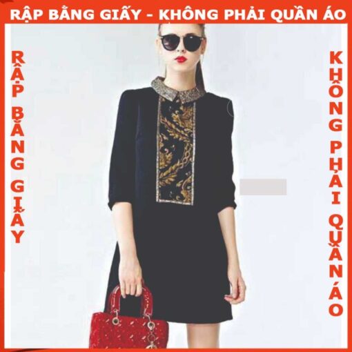 Rập giấy mã 174 - đầm sơ mi