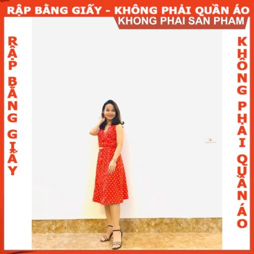 Rập giấy mã 769 - đầm sát nách - Hình ảnh 2