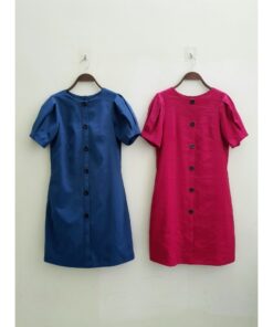 Alternative view of Rập giấy A0 mã 1274 - đầm suông tay phồng