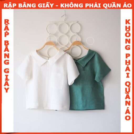 Rập giấy A0 mã 1577 - áo croptop