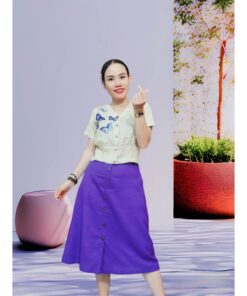 Alternative view of Rập giấy A0 mã 802 - set váy áo