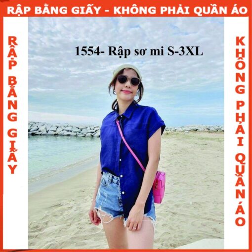 Rập giấy A0 mã 1554 - áo sơ mi