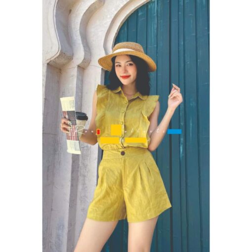 Rập giấy A0 may bộ short cánh tiên mã 1588 - Hình ảnh 4