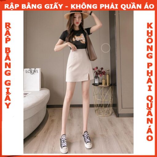 Rập chân váy dáng ARập mã 1056