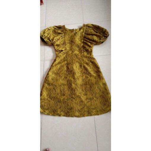 Rập giấy A0 mã 782 - đầm tay phồng cách điệu - Hình ảnh 4