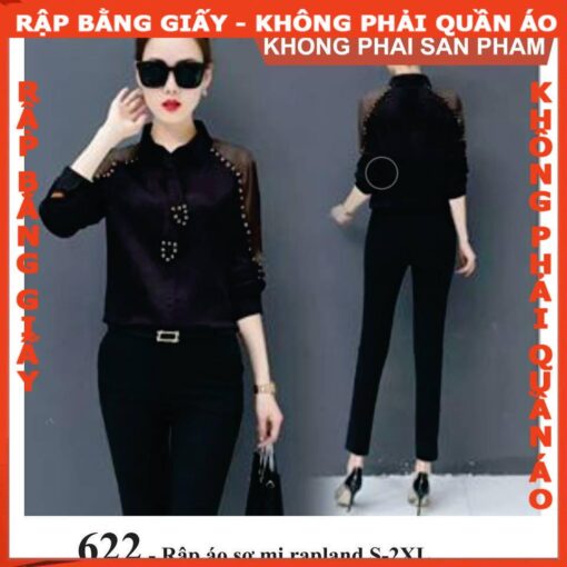Rập  áo sơ mi tay rapland mã 622
