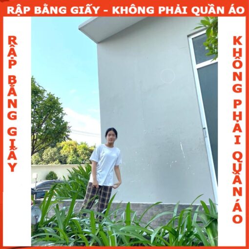 Rập giấy A0 bộ quần suông áo thun mã 1655 - Hình ảnh 5