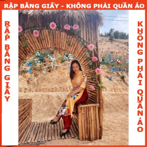 Rập giấy A0 may áo dài pen ngực AD33 - Hình ảnh 7