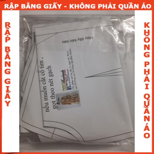 Rập giấy mã 952 - chân váy A - Hình ảnh 4
