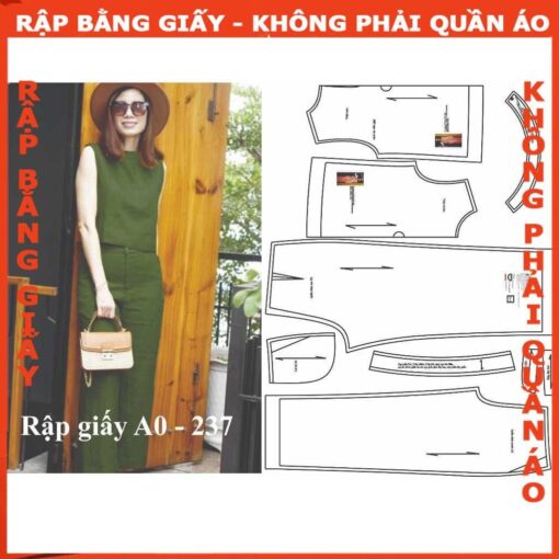 Rập giấy mã 237 - bộ linen
