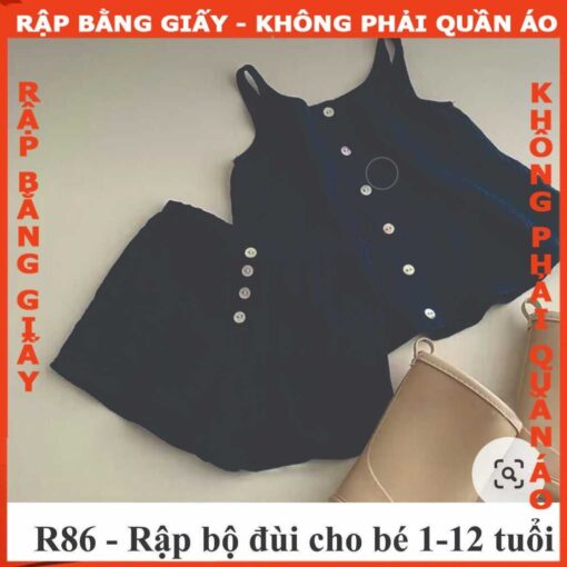Rập giấy A0 mã R86 - bộ cho bé