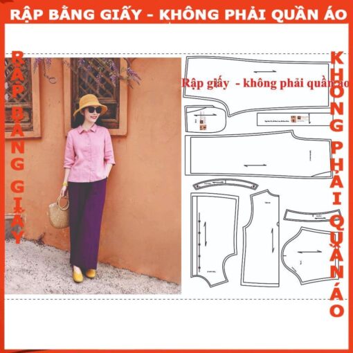 Rập giấy A0 mã 1711 - nguyên bộ của nữ