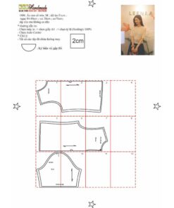 Alternative view of Rập giấy A0 áo nữ mã 1606 ( rập áo)