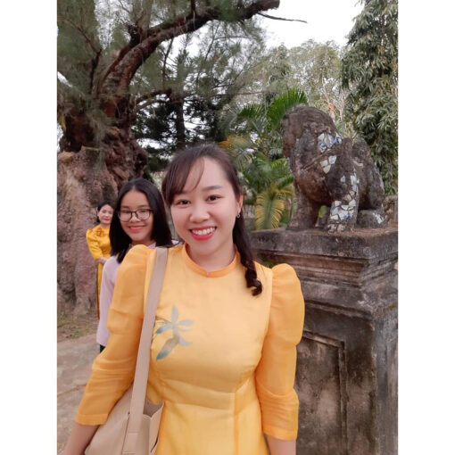 Rập giấy A0 mã AD2 9 -áo dài cổ chân tay phồng cho mẹ - Hình ảnh 4