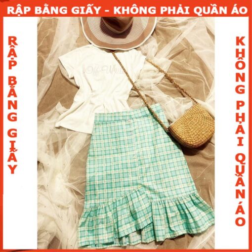 Rập giấy A0 mã R25 cho mẹ - Rập chân váy đuôi cá - Hình ảnh 3
