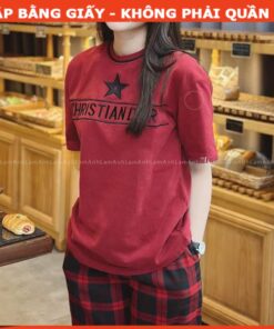 Alternative view of Rập giấy A0 bộ quần suông áo thun mã 1655