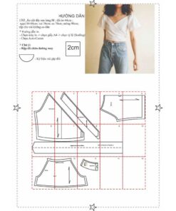 Alternative view of Rập giấy A0 mã 1583 - áo kiểu