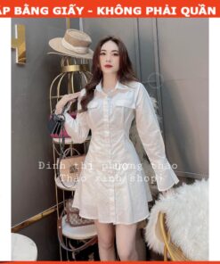 Rập giấy A0 mã 1451 - đầm sơ mi