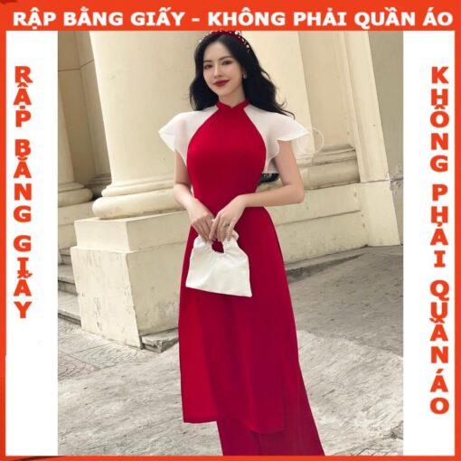 Rập giấy A0 may áo dài mã AD12 - Hình ảnh 2