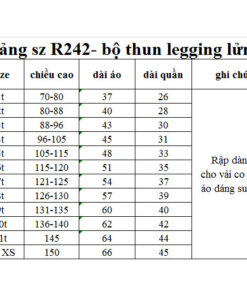 Alternative view of Rập giấy A0 mã R242 - Rập thun bộ mẹ bé
