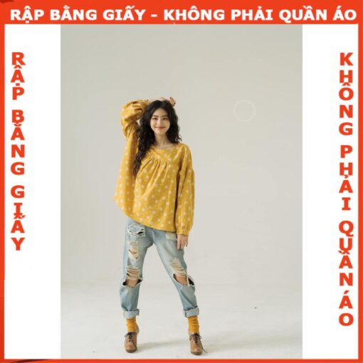 Rập giấy A0 mã 157 - áo freesz tay dài
