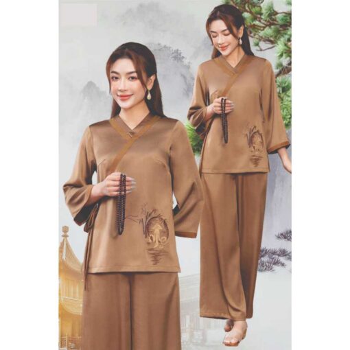 Rập giấy A0 mã 1670 - bộ đi chùa nữ