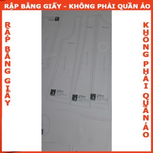 Rập giấy A0 bộ linen tay phồng mã 1598 - Hình ảnh 8