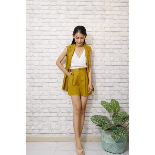 Rập giấy A0 bộ quần short áo giả vest mã 1307 - Hình ảnh 3