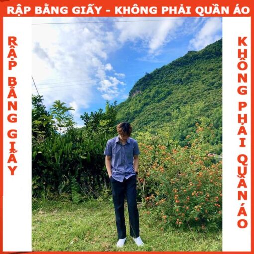 Rập giấy A0 mã B37 - áo sơ mi nam ngắn tay - Hình ảnh 4