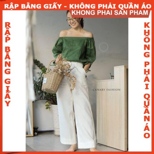 Rập giấy A0 mã 994 - Rập áo trễ vai - Hình ảnh 7