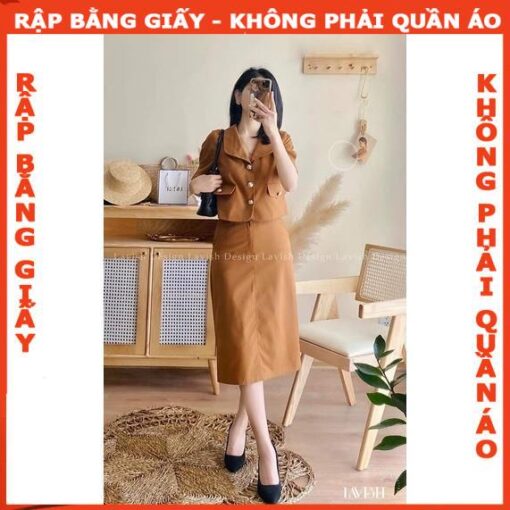 Rập giấy A0 set áo cổ én mã 1389 - Hình ảnh 2