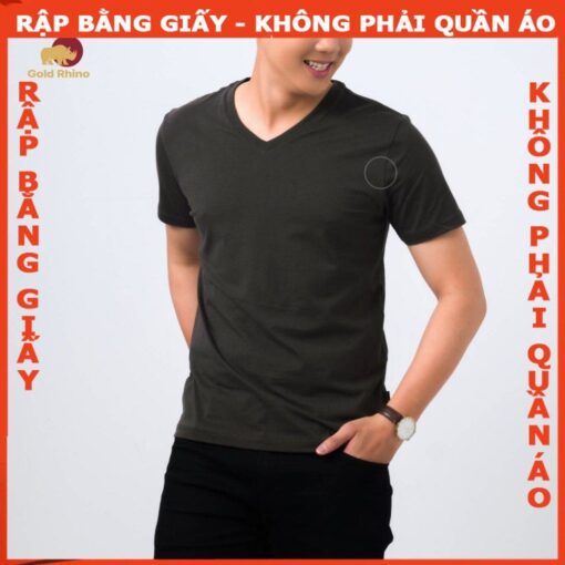 Rập giấy A0 áo thun nam cổ tim mã B10