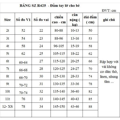 Rập giấy A0 mã R425- Rập đầm tay lỡ cổ sen - Hình ảnh 4