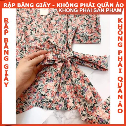 Rập giấy A0 áo tay phồng mã 985 - Hình ảnh 3