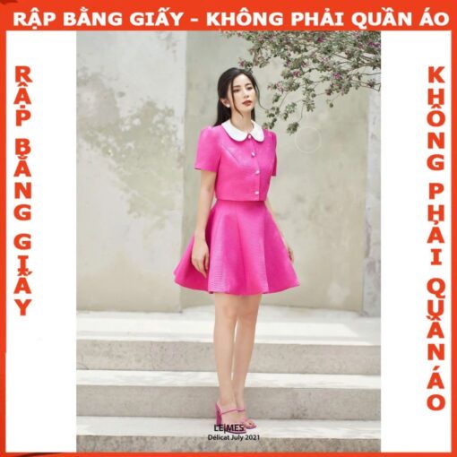 Rập Giấy mã 137 - set váy áo