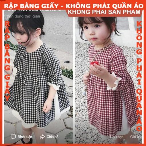 Rập giấy A0 mã R418 - rập đầm bé
