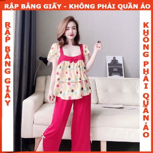 Rập giấy A0 bộ mặc nhà nữ mã 1539