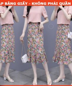 Rập giấy mã 1023 - chân váy đuôi cá