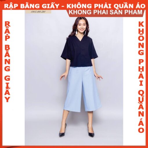 Rập giấy A0 mã 582 - rập quần nữ - Hình ảnh 2